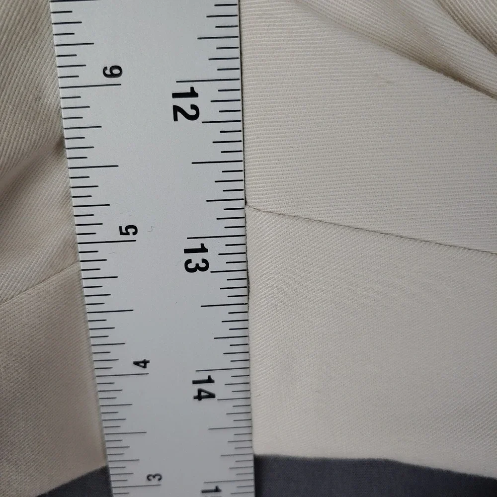Dockers Pants‎ Mens 36x29 (Actual 37x27) Ivory Flat Front Relaxed Fit Golf Chino